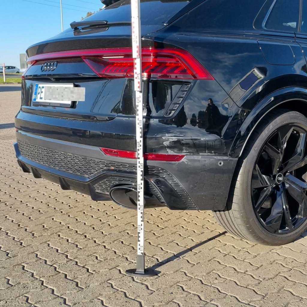 Vor-Ort-Beweissicherung: Audi Q8 Heckschaden – dokumentiert durch Kfz-Gutachter Haki Sokoli
